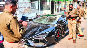 Speeding luxury car wreaks havoc, injures six in Kanpur