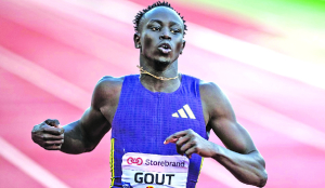 Sprinter Gout withdraws from world junior championships
