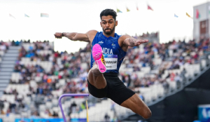 Sreeshankar wins second straight CWG long jump silver; India boxers assure 10 medals