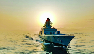 Stealth frigate Mahendragiri delivered to Indian Navy