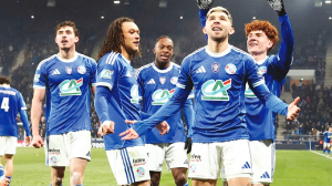 Strasbourg beats Monaco to reach French Cup quarterfinals