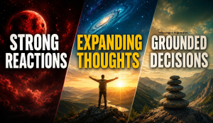Strong Reactions, Expanding Thoughts and Grounded Decisions