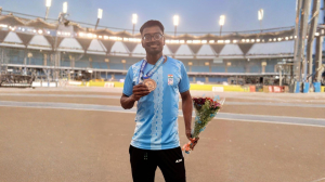 Sujith’s double gold inspires visually impaired community