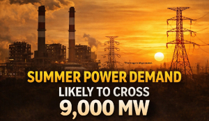 Summer power demand likely to cross 9,000 MW