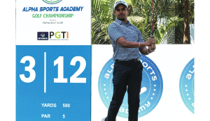 Sunit registers win at ALPHA Sports Academy Golf Championship
