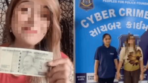 Surat influencer Simran Patel arrested over objectionable reel with Gandhi image on Rs 500 note
