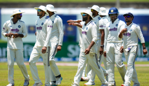 Suthar's 10-wicket haul powers India to 165-run win over Sri Lanka