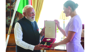 Sweden confers its highest honour on PM Narendra Modi
