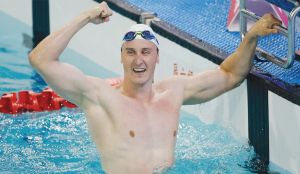 Swimmer McEvoy breaks 50-meter freestyle world record