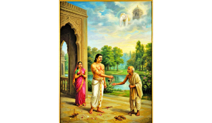 Table with Moral - Daanveer Karna (Mahabharata)