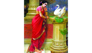 Table with Moral - Nala and Damayanti (Mahabharata, Vana Parva)