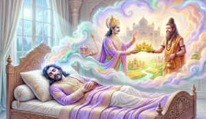 Table with Moral - Raja Harishchandra and the Ultimate Test of Integrity (Markandeya Purana)