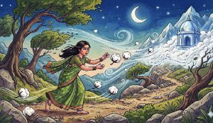 Table with Moral - Sukhu and Dukhu (An Adaptation)