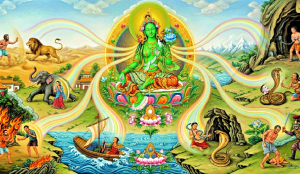 Table with Moral - The Story of Goddess Tara (Buddhist folklore)