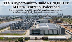 TCS’s HyperVault to build Rs 70,000 Cr AI data centre in Hyderabad