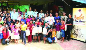 Team IndianOil spreads smiles at Saikripa NGO