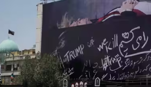 Tehran billboard targeting Trump sparks fresh diplomatic tensions
