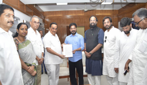 Telangana CM seeks Centre's intervention in Tummidihetti barrage dispute with Maharashtra