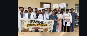 Telangana FMG interns protest and boycott emergency services over stipend