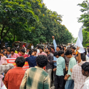 Telangana polytechnic students protest GO 97, oppose merger with skills university