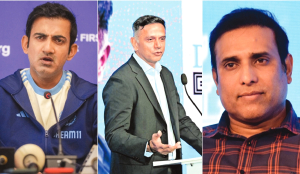 Thank you Rahul and VVS for keeping Indian cricket in good shape: Gambhir