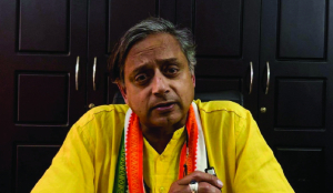 Tharoor annoys Congress again for talking Modi