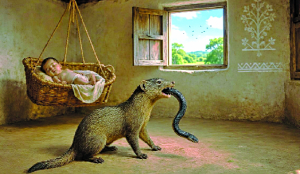 The Loyal Mongoose (Book 5, Aparikshitakarakam, Panchatantra)