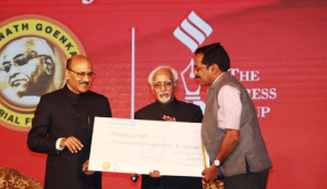 The Pioneer’s 2G scam whistleblower bags Goenka Award