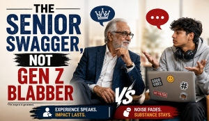 The senior swagger, not Gen Z blabber