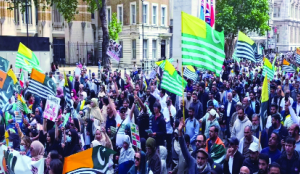 Thousands of British Kashmiris stage protest