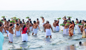 Thousands perform ancestral rites at Kerala temples on Karkidaka Vavu