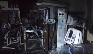 Three newborns die in fire at NICU of Amravati government hospital