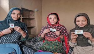 Three sisters bring tricolour to J-K’s ‘silent village’
