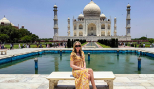 Tiffany Trump visits Taj Mahal during India Tour