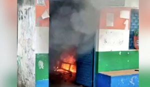 TMC Party Office Set on Fire in Jamuria Amid Bengal Election Results 2026; Clashes Reported Across West Bengal