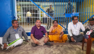 TMC Protests at Kolkata Counting Centre as EC Rejects EVM Tampering Claims