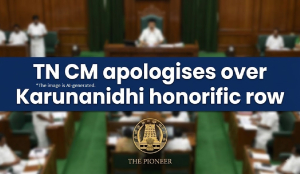 TN CM apologises over Karunanidhi honorific row