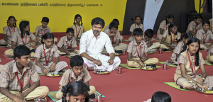 TN CM Vijay launches expansion of breakfast scheme to Classes 6-8