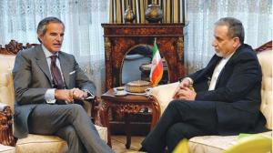 Top Iranian diplomat meets UN nuclear watchdog in Geneva