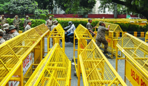 Traffic curbs across central areas amid heavy security
