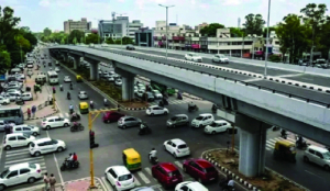 Traffic curbs near Qutub Minar, Mehrauli Archaeological Park