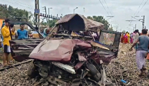 Tragedy in Murshidabad: Train hits school van, two students among three dead