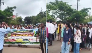 Tribal students in Palghar stage sit-in over stale food; demand kitchen system scrapped