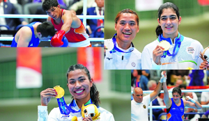 Triple punch: Lovlina, Parveen, Ankush strike gold at Asian Games