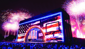 Trump mixes patriotism with partisanship as he celebrates America’s 250th anniversary