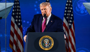 Trump praises US Military, warns against 'Communist Menace' in America 250th speech