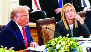 Trump slammed over claims of Meloni photo