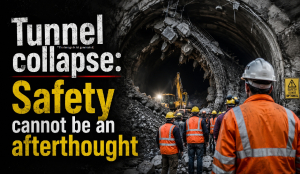 Tunnel collapse: Safety cannot be an afterthought