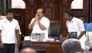 TVK MLA JCD Prabhakar elected speaker of 17th Tamil Nadu Assembly unopposed