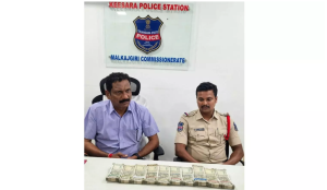 Two cops arrested in Rs 5 lakh bribery case in Hyderabad's Keesara